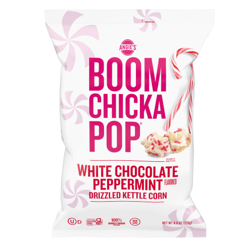 Boom Chicka Pop White Chocolate flavored popcorn